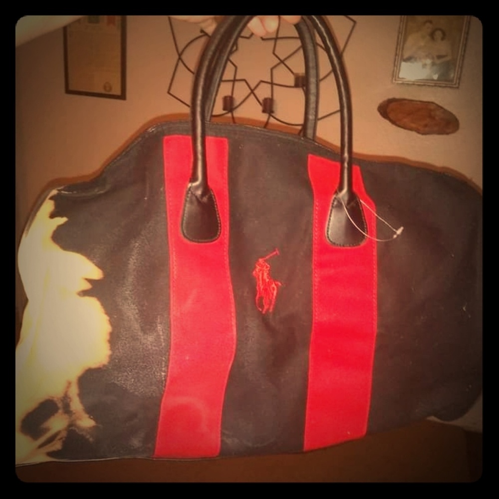 Polo Ralph Lauren Vinyl Travel Bag